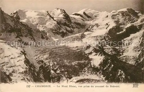 AK / Ansichtskarte Chamonix Mont Blanc Brevent Chamonix