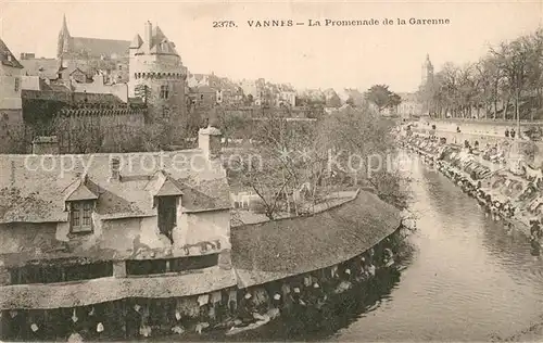 AK / Ansichtskarte Vannes Promenade de la Garenne Vannes