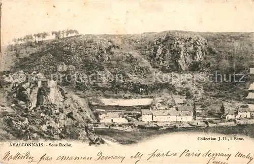 AK / Ansichtskarte Avallon Avallonnais Sous Roche Avallon