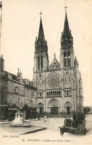 AK / Ansichtskarte Moulins_Allier Eglise du Sacre Coeur Moulins Allier