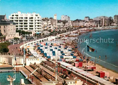 AK / Ansichtskarte Sables d_Olonne_Les Remblai Plage Sables d_Olonne_Les