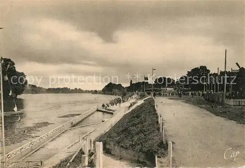 AK / Ansichtskarte Vernon_Ardeche Strand Vernon Ardeche