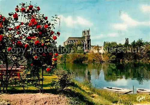 AK / Ansichtskarte Mantes la Jolie Collegiale Notre Dame Mantes la Jolie