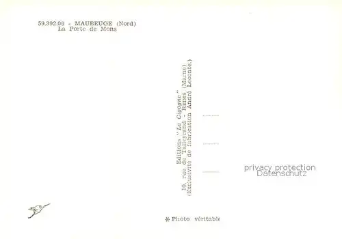 AK / Ansichtskarte Maubeuge_Nord Porte de Mons Maubeuge Nord