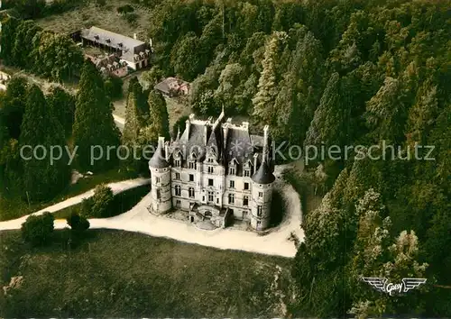 AK / Ansichtskarte Bagnoles de l_Orne Fliegeraufnahme Station Thermale Tesse la Madeleine Chateau Bagnoles de l_Orne
