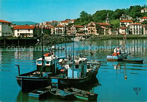 AK / Ansichtskarte Saint Jean de Luz Ciboure Coin du port Saint Jean de Luz