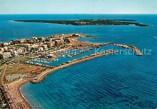 AK / Ansichtskarte Cannes_Alpes Maritimes Fliegeraufnahme Roseraie Port Canto  Cannes Alpes Maritimes