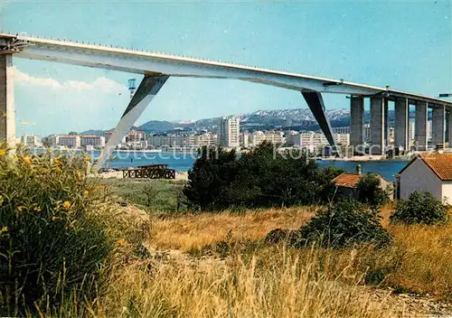 AK / Ansichtskarte Martigues La Venise Provencale Pont autoroutier Martigues