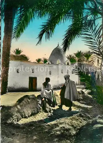 AK / Ansichtskarte Sidi_Lhassen Motiv im Dorf Collection Artistique L Afrique 