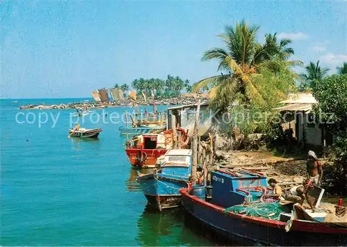 AK / Ansichtskarte Sri_Lanka Negombo Lagoon Sri_Lanka