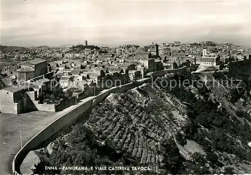 AK / Ansichtskarte Enna Viale Caterina Savoca Enna