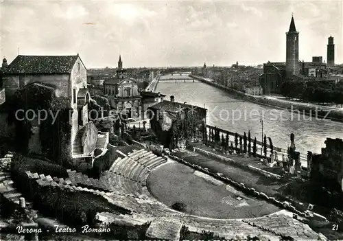 AK / Ansichtskarte Verona_Veneto Teatro Romano Verona Veneto