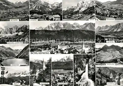 AK / Ansichtskarte Schladming_Obersteiermark Dachstein  und Tauerngebiet Schladming_Obersteiermark