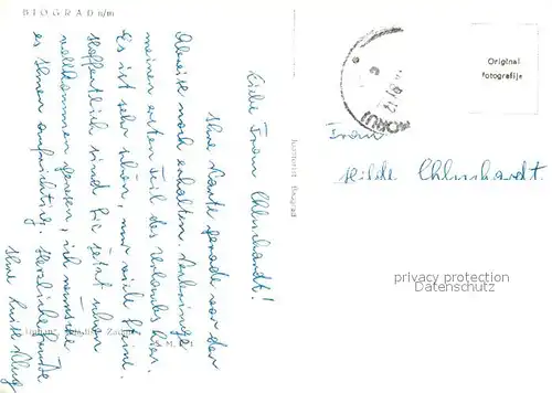 AK / Ansichtskarte Biograd  Biograd