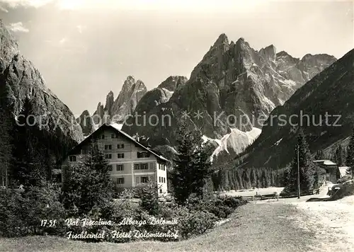 AK / Ansichtskarte Fischleintal Hotel Dolomitenhof Fischleintal