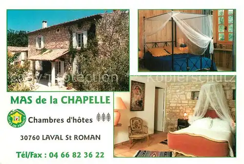 AK / Ansichtskarte Laval Saint Roman Mas de la Chapelle Chambres d`hotes Laval Saint Roman