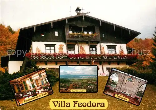 AK / Ansichtskarte Bad_Liebenstein Villa Feodora Rittersaal Bad_Liebenstein
