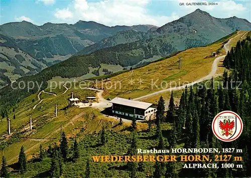 AK / Ansichtskarte Alpbach Rasthaus Hornboden Wiedersberger Horn  Alpbach