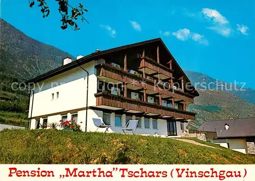 AK / Ansichtskarte Tschars Pension Martha Tschars