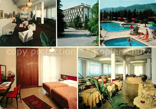 AK / Ansichtskarte Montegrotto_Terme Hotel Terme Vulcania Foyer Pools Zimmer Speisesaal Montegrotto Terme