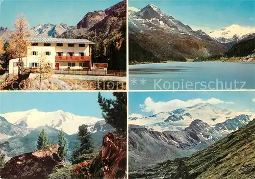 AK / Ansichtskarte Hintermartell Gasthaus Zum See Panorama Seepartie Hintermartell