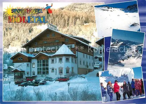 AK / Ansichtskarte Flattach Sporthotel Molltal Skipisten Flattach