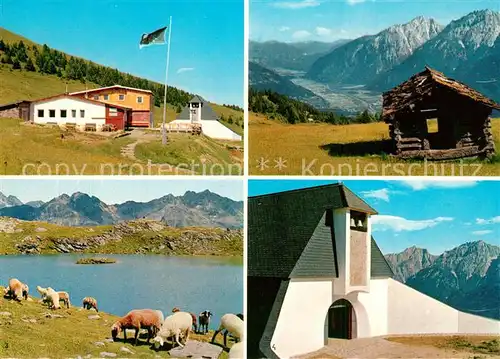 AK / Ansichtskarte Lienz_Tirol Zettersfeld oeAV Jugendheim Kaerntner Tor Neualpseen St Michaels Kapelle Lienz Tirol