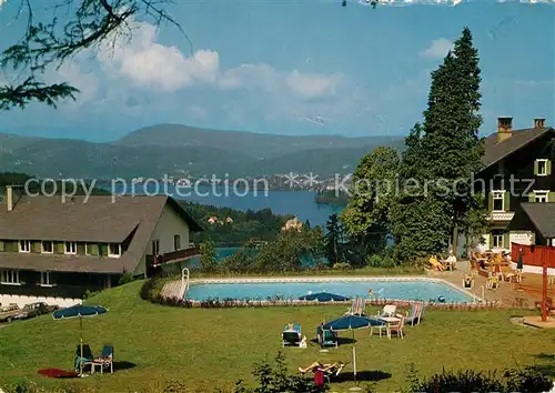 AK / Ansichtskarte Reifnitz_Woerthersee Ferienparadies Haus am Wald Pool Reifnitz Woerthersee