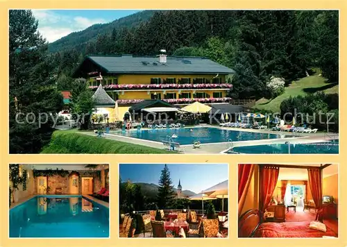 AK / Ansichtskarte Radstadt Gruendlers Wellness und Sporthotel Pool Hallenbad Terrasse Zimmer Radstadt