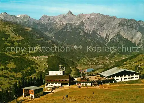 AK / Ansichtskarte Schruns_Vorarlberg Bergstation Kapellalpe Restaurant und Sonnenterrasse Schruns Vorarlberg