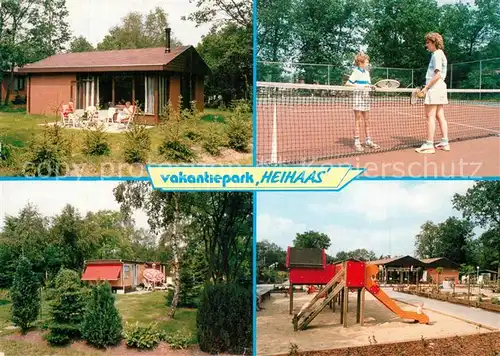 AK / Ansichtskarte Putten_Gelderland Vakantiepark Heihaas Tennisplatz Bungalows Spielplatz Putten_Gelderland
