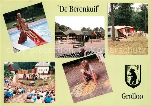 AK / Ansichtskarte Grolloo Het landgoed De Berenkuil Pool Theater Camping Grolloo