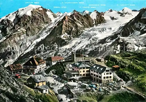 AK / Ansichtskarte Stilfserjoch mit Ortler Stilfserjoch