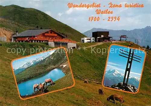 AK / Ansichtskarte Vinschgau_Suedtirol Wandergebiet Watles Seepanorama Vinschgau Suedtirol