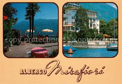 AK / Ansichtskarte Brissago_Lago_Maggiore Hotel Mirafiori Terrasse Brissago_Lago_Maggiore