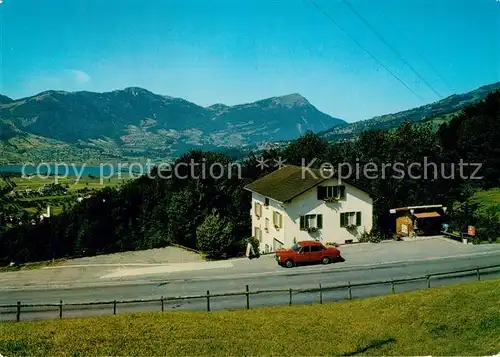 AK / Ansichtskarte Steinen_SZ Kios Fam Lindauer Schuler Passantenzimmer Steinen_SZ
