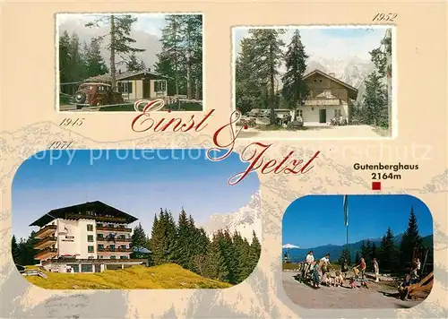 AK / Ansichtskarte Ramsau_Dachstein_Steiermark Gutenberghaus Einst und Jetzt Ramsau_Dachstein