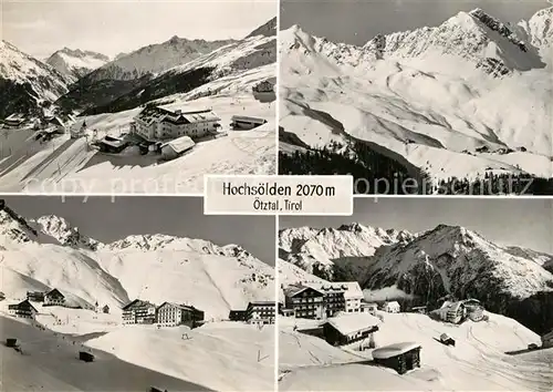 AK / Ansichtskarte Hochs?lden Skigebiet 
