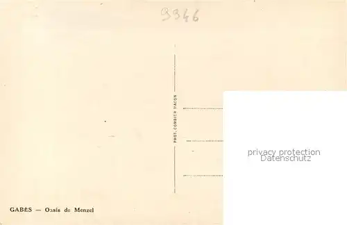 AK / Ansichtskarte Gabes Oasis de Menzel Gabes