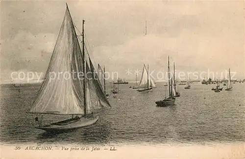 AK / Ansichtskarte Arcachon_Gironde Segelboote Arcachon Gironde
