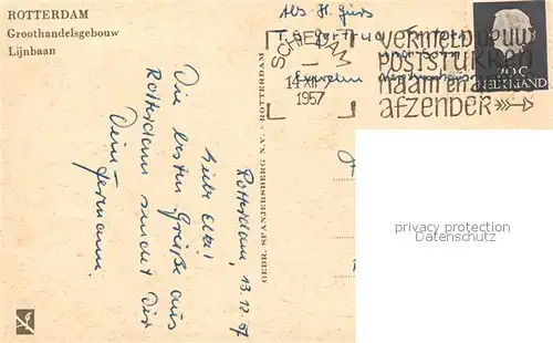 AK / Ansichtskarte Rotterdam Groothandelsgebouw Lijnbaan Rotterdam