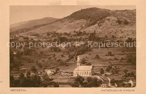 AK / Ansichtskarte Metzeral_Haut_Rhin Katholische Kirche Metzeral_Haut_Rhin