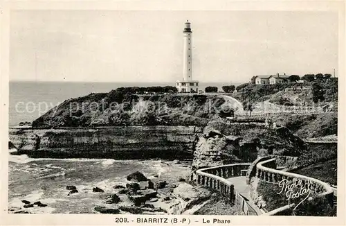 AK / Ansichtskarte Biarritz_Pyrenees_Atlantiques Le Phare Biarritz_Pyrenees