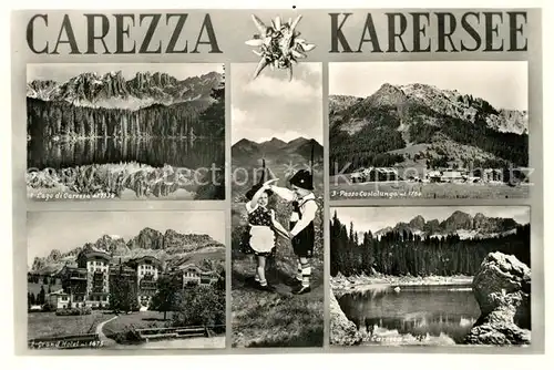 AK / Ansichtskarte Carezza Karersee Grand Hotel Karerpass  Carezza