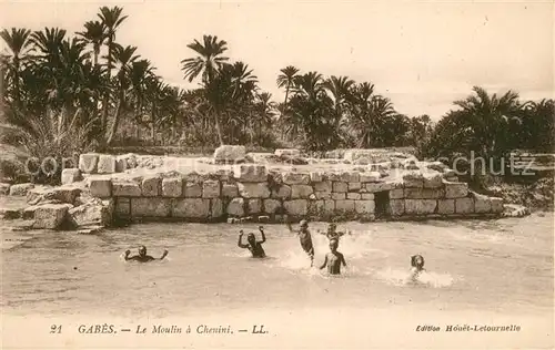 AK / Ansichtskarte Gabes Moulin a Chenini Gabes