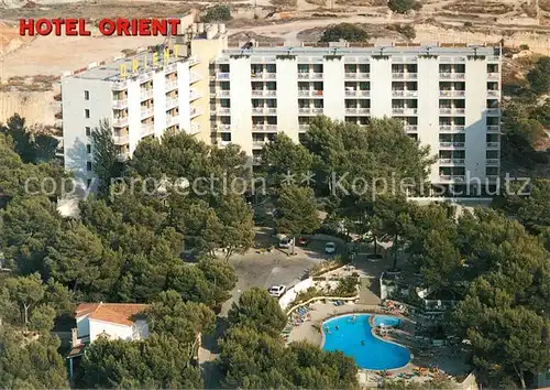 AK / Ansichtskarte Playa_de_Palma_Mallorca Hotel Orient Fliegeraufnahme Playa_de_Palma_Mallorca