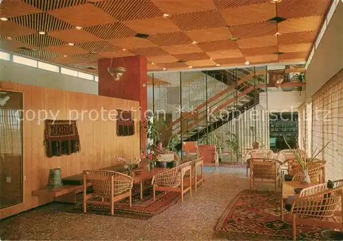 AK / Ansichtskarte Beersheba The Beersheba Desert Inn Hotel Foyer Beersheba