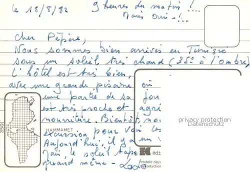 AK / Ansichtskarte Hammamet Strand Festung Fliegeraufnahme Hammamet