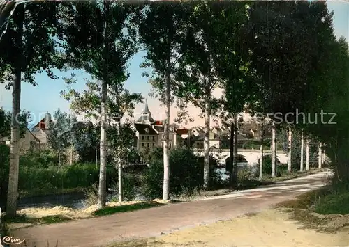 AK / Ansichtskarte Celle Dunoise_La Vue prise sur la route de Dun le Palestel Celle Dunoise_La