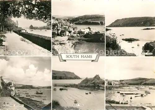 AK / Ansichtskarte South_Hams Kingsbridge River Salcome Estuary Hope Cove Bolt Tail Bolt Head South_Hams